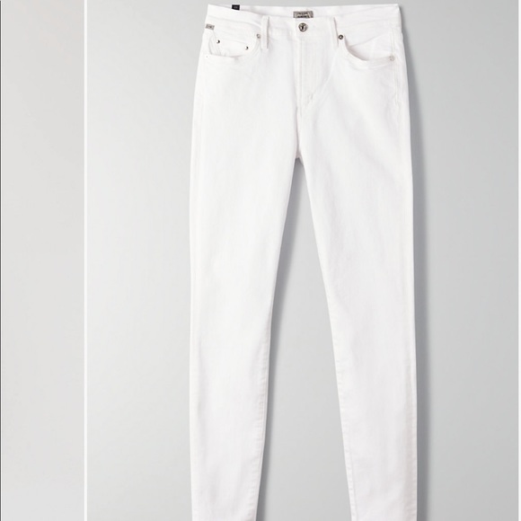 Citizens of Humanity Rocket Crop Sculpt White - Picture 1 of 3